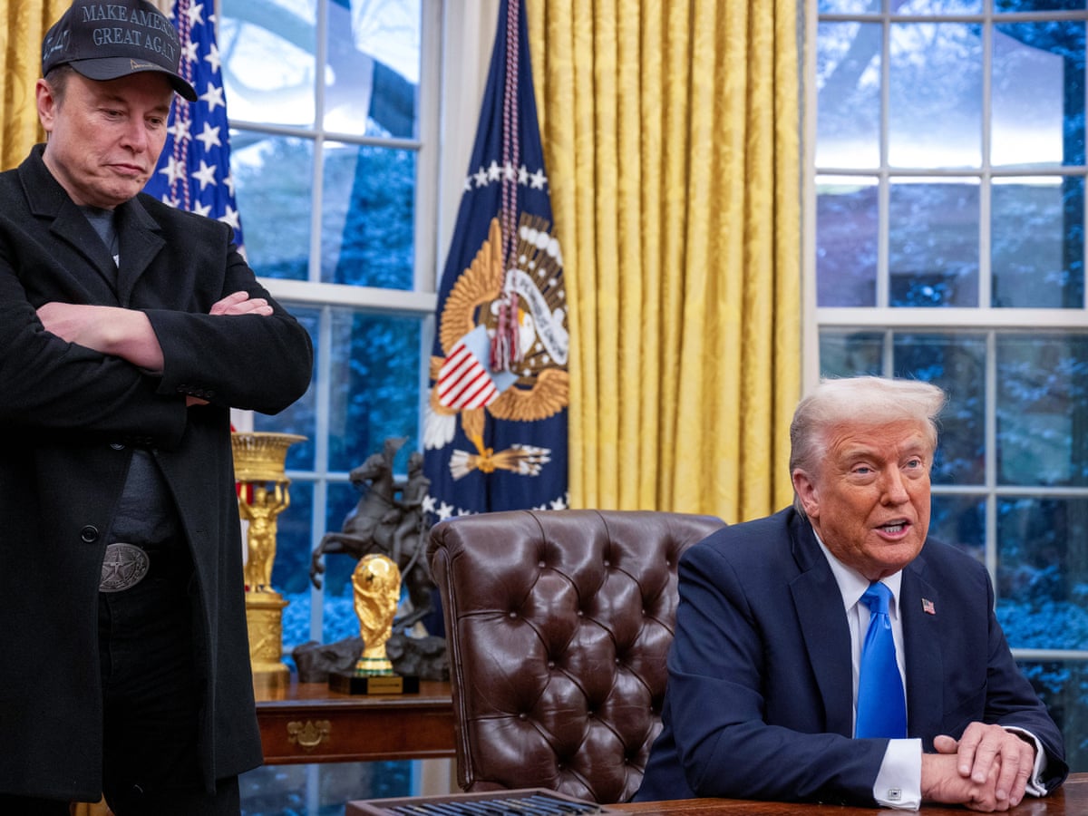 Musk and Trump put on lovefest in Sean Hannity interview | Donald Trump | The Guardian