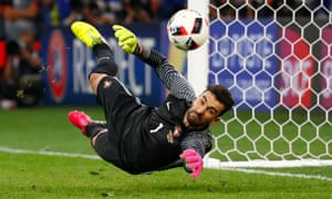 Portugal's Rui Patrício at Euro 2016