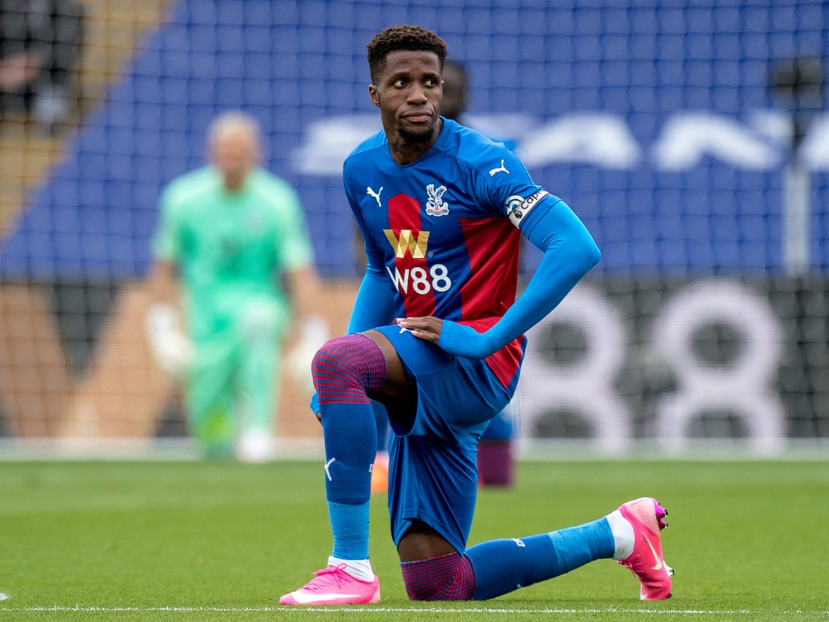 Wilfried Zaha Declares He Will Stop Taking A Knee And Instead Stand Tall Wilfried Zaha The Guardian Wilfried Zaha Declares He Will Stop Taking A Knee And Instead Stand Tall Wilfried Zaha The Guardian