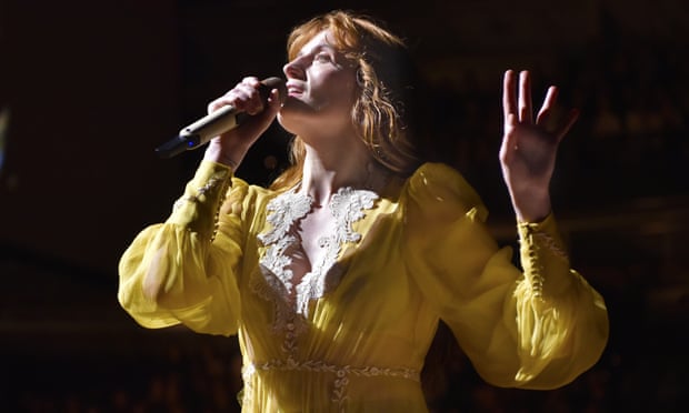 Florence Welch performing in 2018.