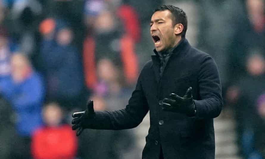 Rangers manager Giovanni van Bronckhorst.