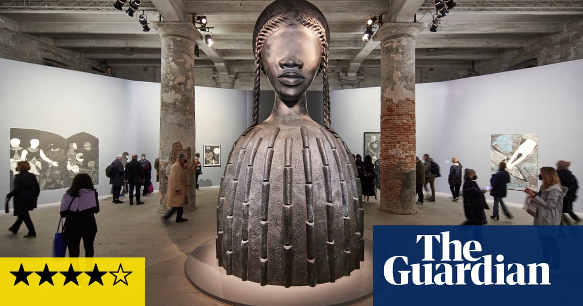 Cyborgs, sirens and a singing murderer: the thrilling, oligarch-free Venice Biennale – review