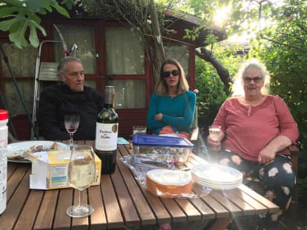 Emma Egan with her parents