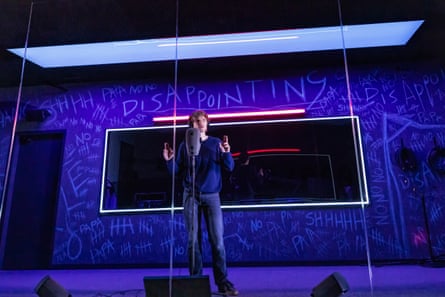 an actor on a stage