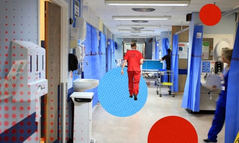 NHS staff on ward