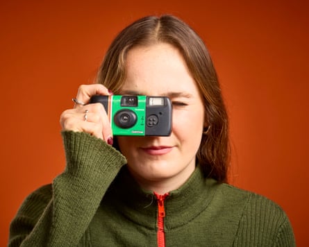 Emma swapped her iPhone for a film camera.