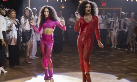 Rodriguez as Blanca, with Billy Porter as Pray Tell, in a scene from Pose.