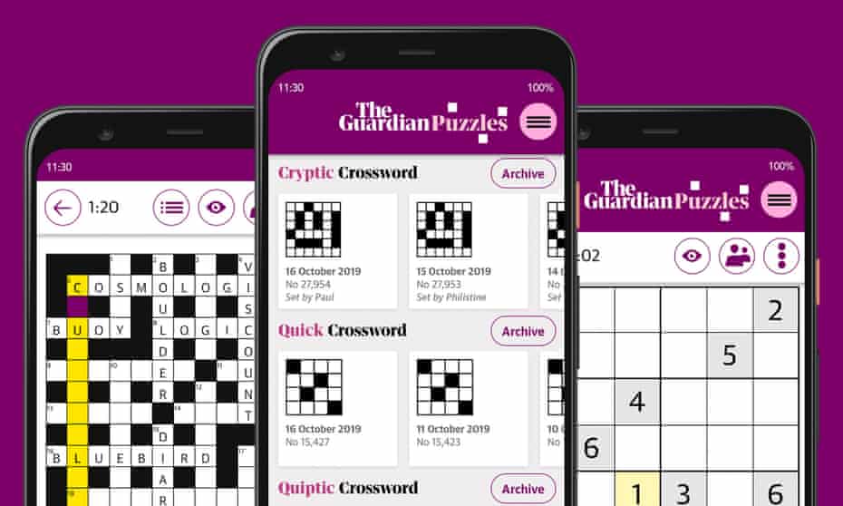 The Guardian launches Puzzles - a new app for crosswords and ...
