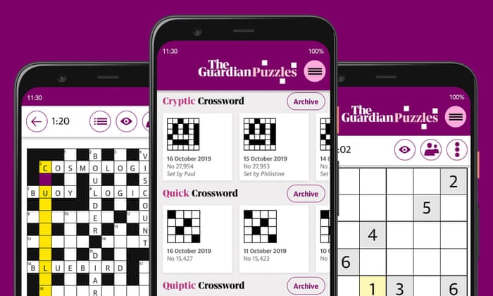 The Guardian launches Puzzles - a new app for crosswords and ...