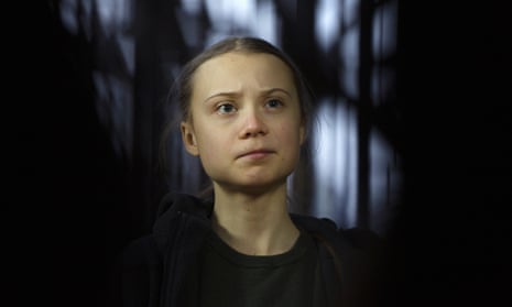 Greta Thunberg at the Environment Council at the European Council building in Brussels in June.