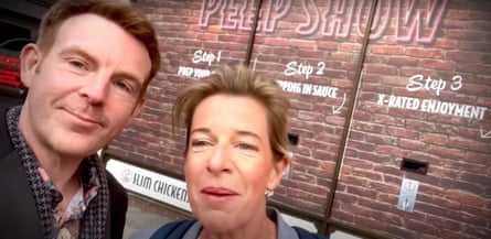 Alex Belfield and Katie Hopkins in a video on her YouTube channel, advertising the show they did together.