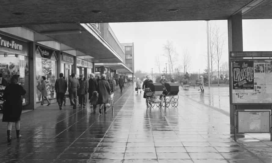 Basildon’s Brutalist town centre in 1969.