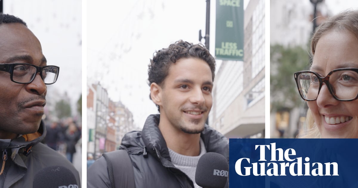 British people react to the pedestrianisation of Oxford Street – video
