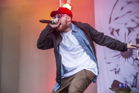 Mac Miller performs at Lollapalooza in Chicago.