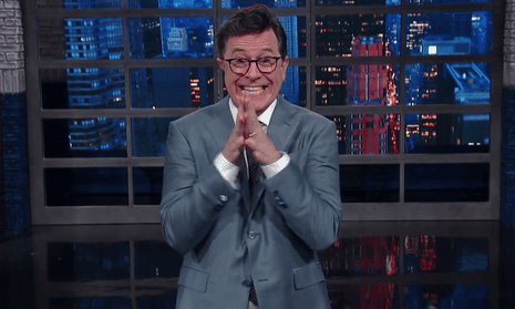 Stephen Colbert: ‘I do occasionally use adult language and I do it in public instead of in the privacy of an Access Hollywood bus’