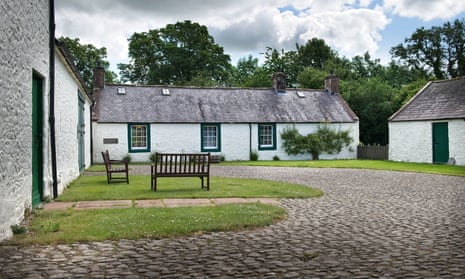 Burns Cottage at the Ellisland Farm in Dumfries and Galloway