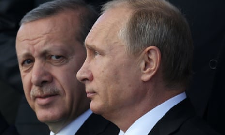 Common ground on Syria unites Russia and Turkey against the west | Russia | The Guardian