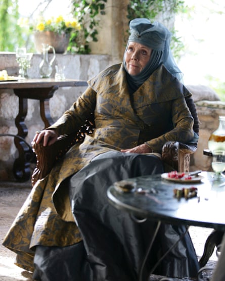 Rigg as Olenna Tyrell in Game of Thrones.