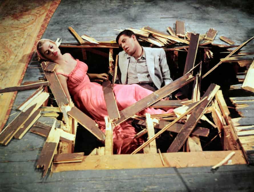 Lewis with Anita Ekberg in Hollywood or Bust (1956).