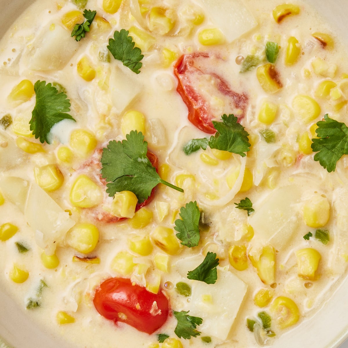 Perfect corn chowder