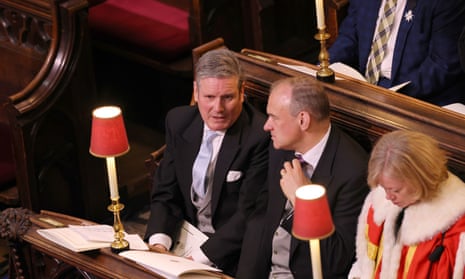Sir Keir Starmer and Sir Ed Davey in Westminster Abbey for the coronation.