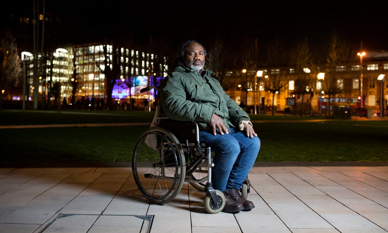 Gbolagade Ibukun-Oluwa, who spends his nights in cafes at Heathrow airport