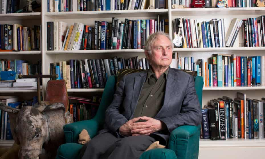 Richard Dawkins in his home.