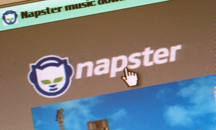 Screenshot of the Napster interface