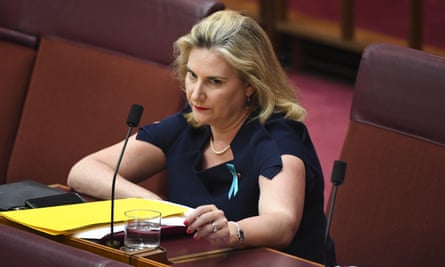 Liberal senator Hollie Hughes was the target of a comment from Lidia Thorpe.