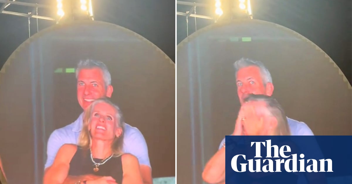 Company says investigation under way into footage of couple at Coldplay gig