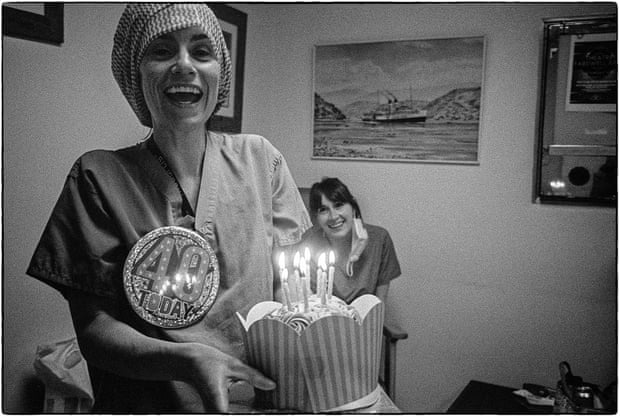 Lauri celebrates her 40th birthday on shift