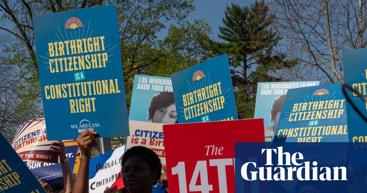 US supreme court upholds birthright citizenship in blow to Trump agenda