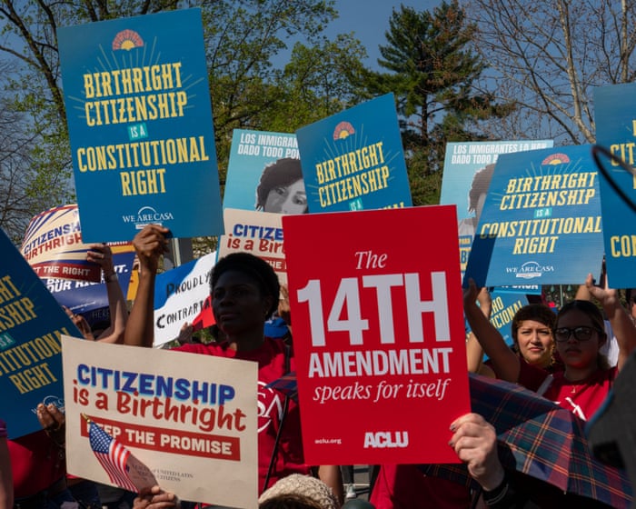 US supreme court upholds birthright citizenship in blow to Trump agenda