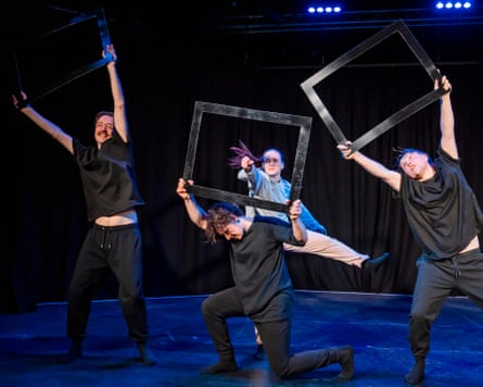 The show features amusing dances of sexual frustration.