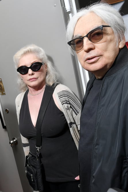 Debbie Harry and Chris Stein of Blondie attending the exhibit at Morrison Hotel Gallery.