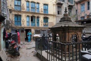 Peaceful courtyards in Kathmandu