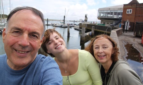18-year-old Louise (a pseudonym) and her parents, David and Angela.