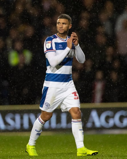Nahki Wells seen here in action for QPR against Brentford. QPR have risen to 10th in the table after a poor start to the season.