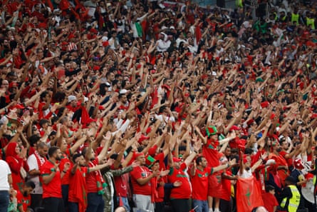 World Cup 2022 briefing: Argentina v France will provide subplots aplenty | World Cup 2022 6 Morocco fans bringing the noise during their semi-final defeat against France.