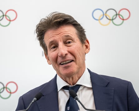 Seb Coe at the International Olympic Committee session in Lausanne in January 2025