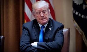 Donald Trump at the White House on Wednesday in Washington DC.