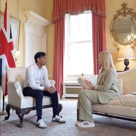 The now-infamous photo of Rishi Sunak ‘ruining’ the popular trainer.