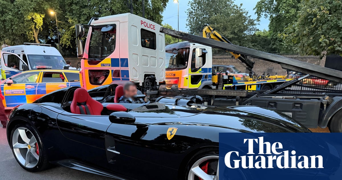 Police officer gets chance to drive £3.7m Ferrari seized in Met crackdown
