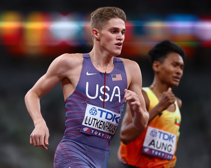 ‘I still have homework to do’: USA’s 16-year-old 800m star Cooper Lutkenhaus misses world semi-final