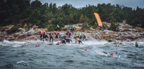 The ötillö, 75km of swimming and running in tough conditions.