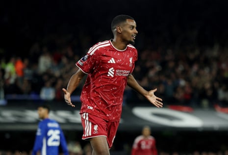 Liverpool's Alexander Isak.