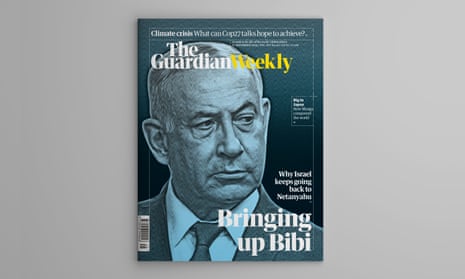 The cover of the 11 November edition of the Guardian Weekly. 