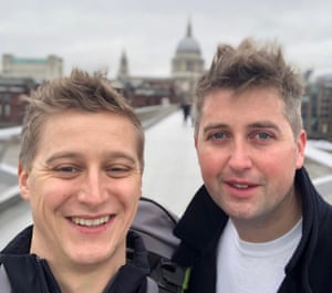Ben Findlay (right) with his brother Eric.