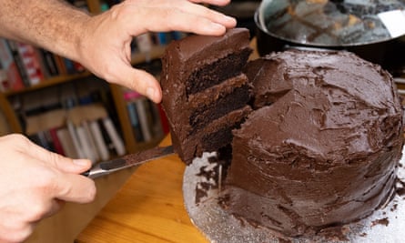 Fantastic … Marcus’s chocolate cake.
