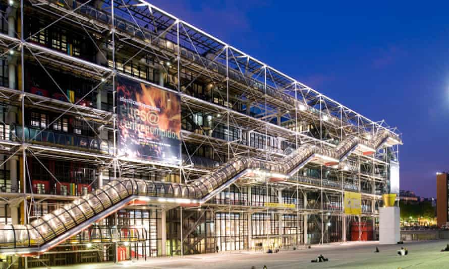 The Pompidou Centre in Paris.